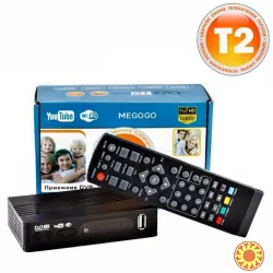 Тюнер T2 MG811 приставка с просмотром YouTube IPTV WiFi HDMI USB MEGOGO