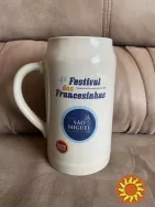 Керамическая пивная кружка из Португалии