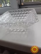 Салатница хрустальная