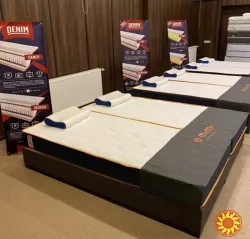 Матрац Denim Capri безпружинний з Меморі та різною жорсткістю сторін -42%!