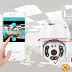 Поворотная уличная IP камера видеонаблюдения PTZ WiFi xm 2mp с удаленным доступом