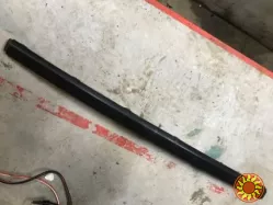 Бу накладка средняя заднего бампера Renault Laguna 2, G000017222, хетчбэк.