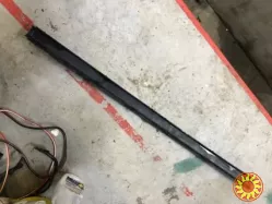 Бу накладка средняя заднего бампера Renault Laguna 2, G000017222, хетчбэк.