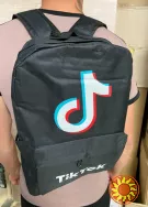 Рюкзак Тік ток TikTok. Колір Чорний та Жовтий Розмiр 25х35см