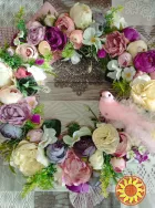 Весняний, пасхальний віночок