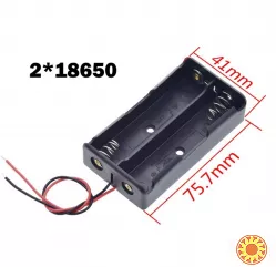 Холдер корпус для двух аккумуляторов 18650