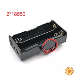 Холдер корпус для двух аккумуляторов 18650