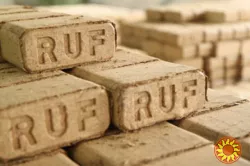 Прес RUF Lignum R6 для брикетування деревної щепи