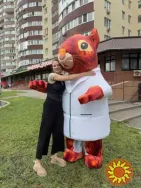 Белка костюм надувной