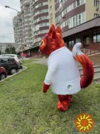 Белка костюм надувной