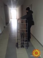 Тачка тележка грузовая кравчучка,тачка для склада,тачка для грузчика