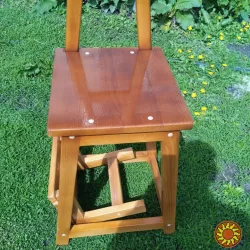 Табурет-стремянка с поручнем