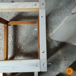 Табурет-стремянка с поручнем