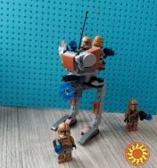 Лего набор звёздные войны Шагоход и клоны. Lego Star Wars. (75089)