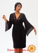 Жіночий халат із колекції "Black Panters" (60065) (арт. 1347)