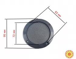 Решетки для динамиков 2 шт диаметр 95 мм