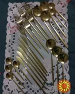 Вишуканий набір столових приборів 24 шт.