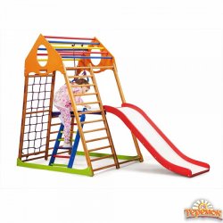 Детский спортивный комплекс для дома KindWood Plus 2
