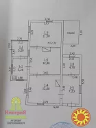 Продам участок с красивым видом и широким фасадом 60 метров.