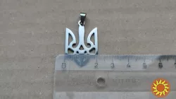 Кулон Герб Украины, кулон Україна, бижутерия