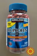 Ібупрофен 200 мг 500 таблеток Kirkland США.