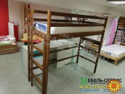 Двухъярусная кровать Чердак из дерева