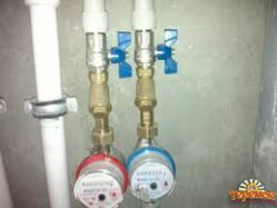 Установка счётчиков холодной и горячей воды