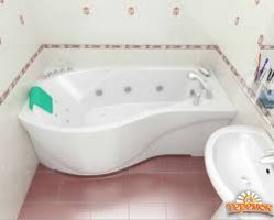 Установка ванны