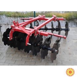 Борона 14-ти дисковая двухсекционная 1,3 м (Китай)