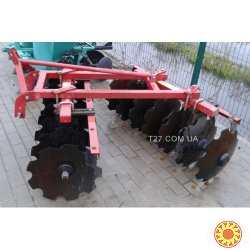 Борона 14-ти дисковая двухсекционная 1,3 м (Китай)