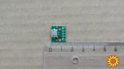 Разъем micro USB на плате