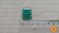 Разъем USB типа A (мама) на плате