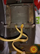 Рабочий трансформатор понижающий 220/36 V.