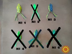 Воблер Лягушка незацепляйка на щуку с хвостиком 12 гр