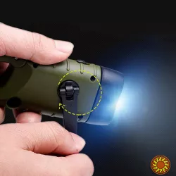 Ліхтар для кемпінгу будований акумулятор, сонячна батарея, ручна зарядка