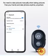 Bluetooth-пульт для селфи для смартфонов IOS/Android
