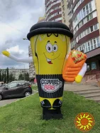 Надувная реклама ресторана