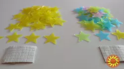 Звёздочки 50 шт на потолок, стены