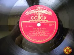 Пластинка А.М.Айдинян'Дорога в лесу'.