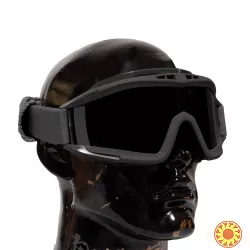 Захисні тактичні окуляри-маска зі змінним склом.