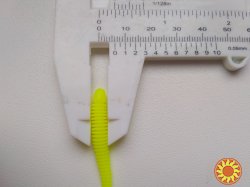 Твистера 10 шт мягкий силикон 5 см.1 грамм