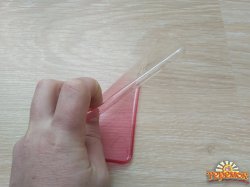 Чехол Бампер на iPhone 6 plus Полукрасный