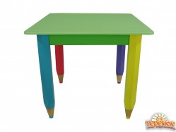 Детский столик без пенала 60см на 40см Карандаши