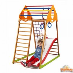 Детский спортивный комплекс для дома KindWood Plus 1