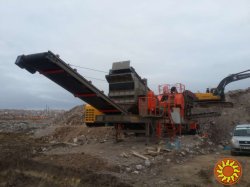 Мобильная дробильная установка Polygonmach J-3 , 250-300 т/час, 0-35 мм, Турция