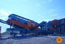 Мобильная дробильная установка Polygonmach J-3 , 250-300 т/час, 0-35 мм, Турция