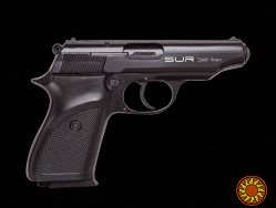 Стартовый пистолет Sur 2608 (чёрный) + магазин.