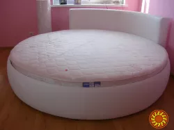 Ліжко кругле Венера. Кругле ліжко під матрац Д 200 см. Виготовлення круглих ліжок.