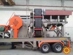Мобильная дробилка Polygonmach V-70, 100-150 т/час, Турция