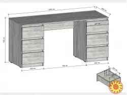 Стіл письмовий (Т-228)